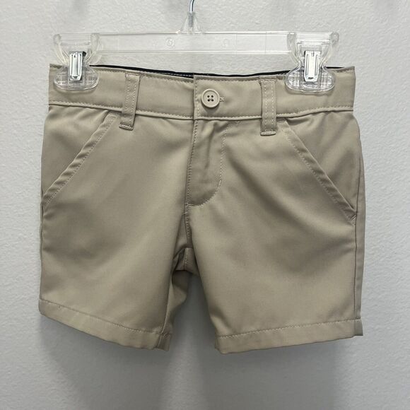French Toast | Girls Uniform Khaki Shorts Size 4 Bermuda - Picture 3 of 5